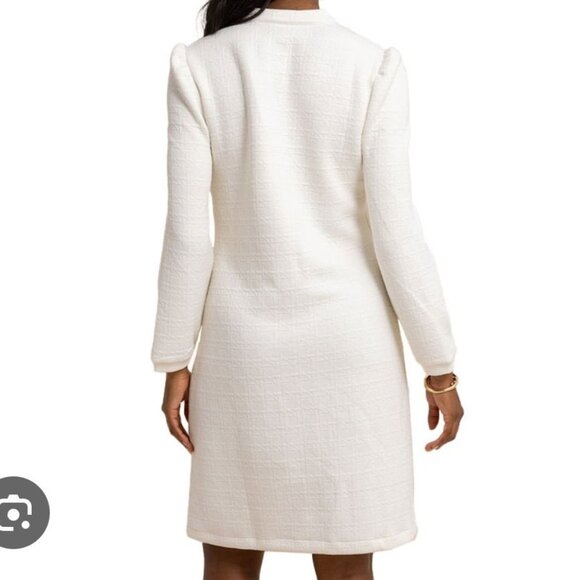 !!!NWT!!! Women's Southern Tide White Textured Dress, XS - Picture 9 of 10